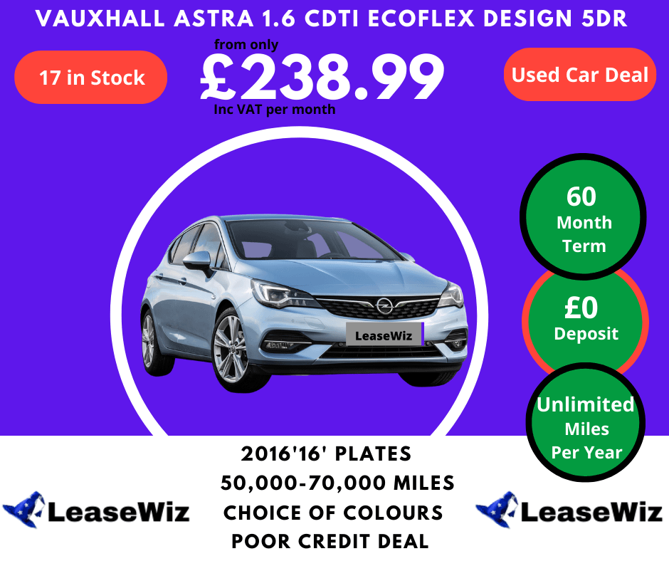 Vauxhall Astra 1.6 CDTI EcoFLEX Design 5dr (2)