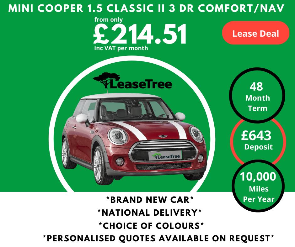 Mini Cooper 1.5 Classic II 3 Dr Comfort Nav