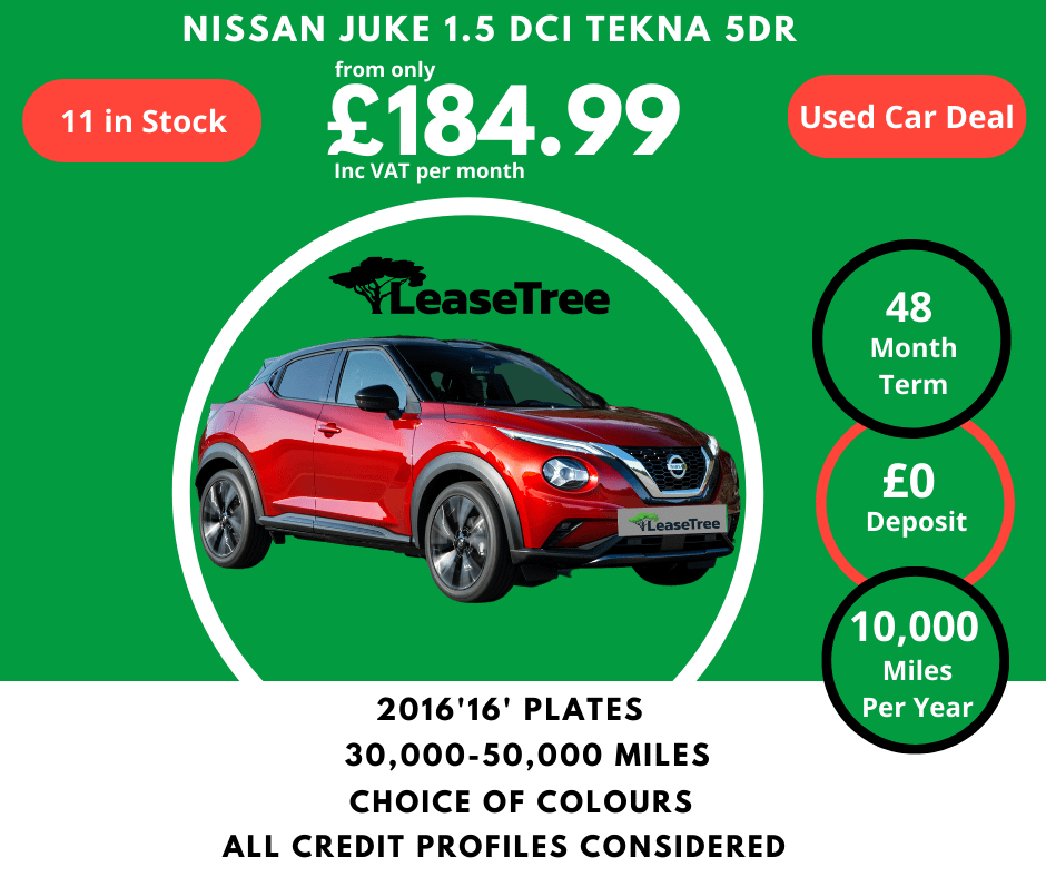 lease nissan juke tekna