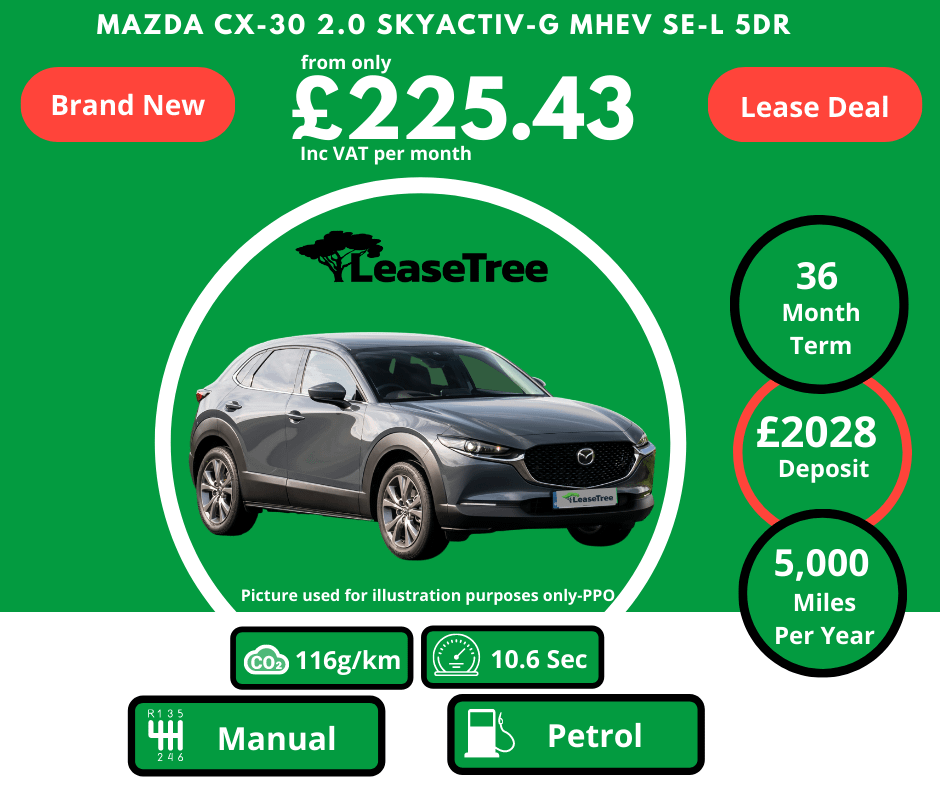 Mazda CX-30 2.0 Skyactiv-G MHEV SE-L 5dr