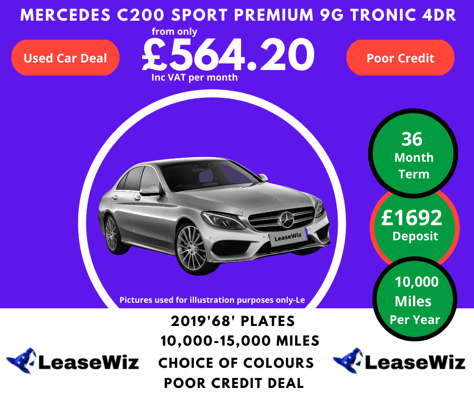 Mercedes C200 Sport Premium 9G Tronic 4dr