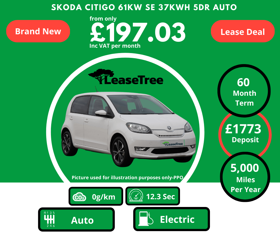 Skoda Citigo 61kW SE 37KwH 5dr Auto