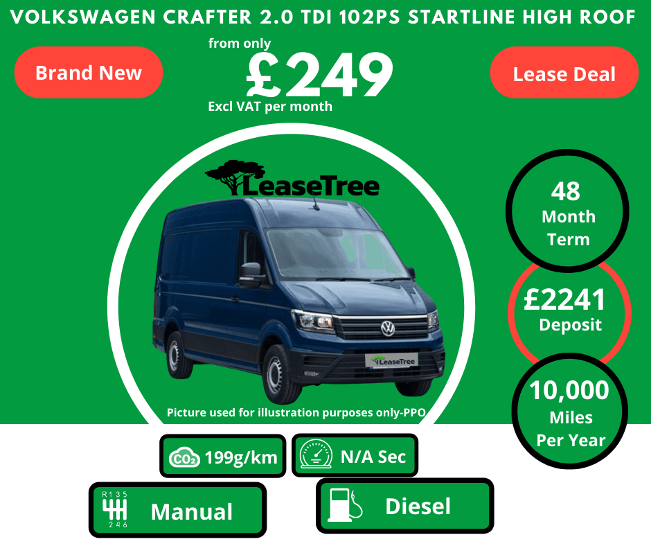 Volkswagen Crafter 2.0 TDi 102ps Startline High Roof
