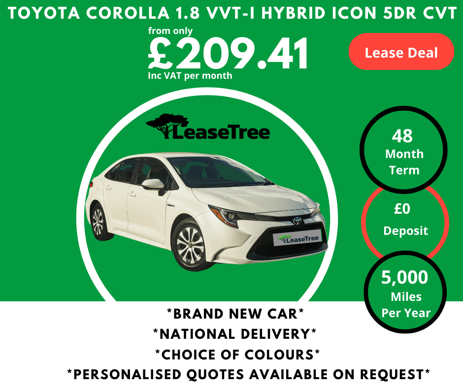 Toyota Corolla 1.8 VVT-I Hybrid Icon 5dr CVT